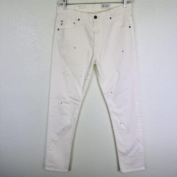 Ag Adriano Goldschmied Other - AG Adriano Goldschmied Tellis Jeans Mens 32 x 32 Modern Slim Paint Splatter